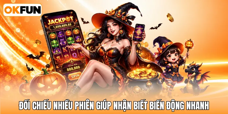 Đối chiếu nhiều phiên giúp nhận biết biến động nhanh